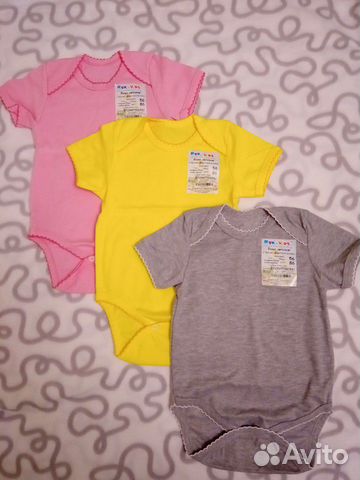 Новые боди для девочки, размер 86