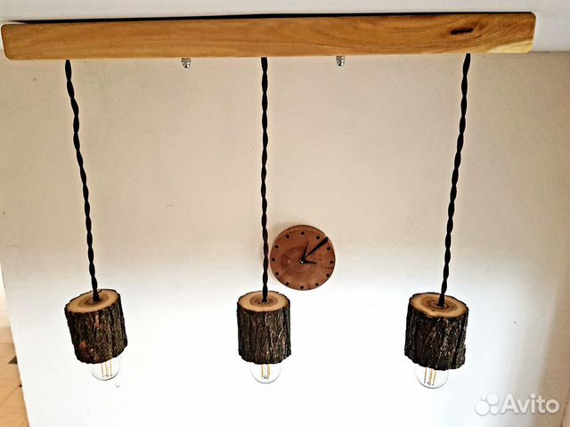 Люстры из дерева
