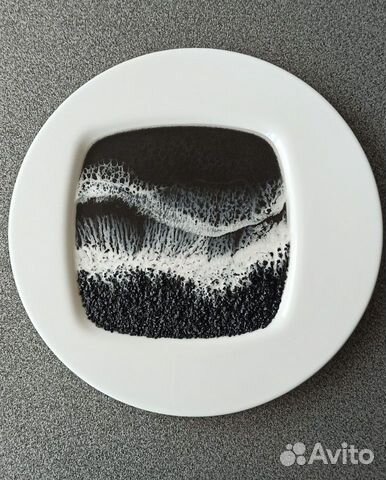 Тарелка из эпоксидной смолы