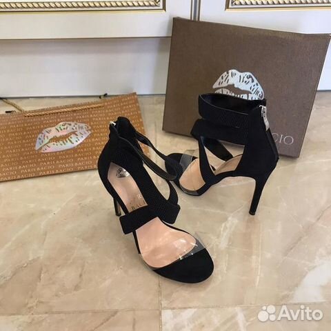 Босоножки Paris Bacio замшевые черные Босоножки Paris Bacio замшевые черные