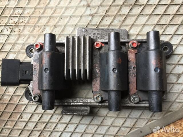 Катушка зажигания дв V6 2.4 2.6 2.8 Audi A4 B5