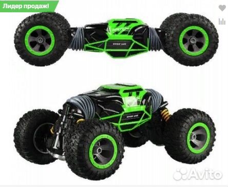 Машинка-перевёртыш hyper actives stunt XL (40cm)