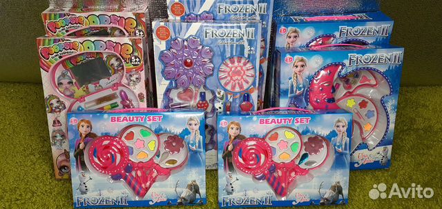 Детская косметика Frozen Большие наборы 4 модели