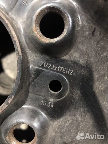 Штампованные диски бмв r17