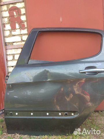 Дверь левая задняя от Пежо 308