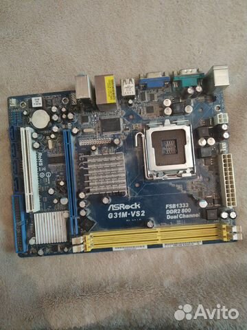 Материнская плата AsRock G31M-VS 2 DDR2 800 Dual C Материнская плата AsRock G31M-VS 2 DDR2 800 Dual C