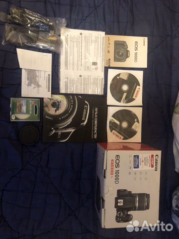 Зеркальный фотоаппарат canon eos 1000 D