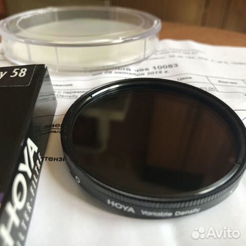 Hoya Variable Density 58mm 55mm (ND3 ND400) Япония
