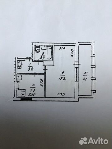 1-к квартира, 36.7 м², 3/9 эт.