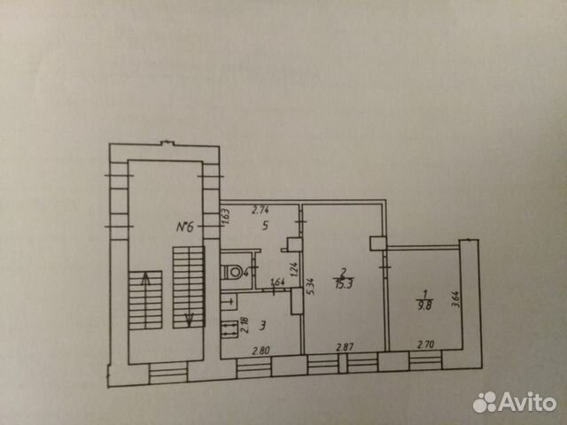 2-к квартира, 39 м², 2/2 эт. 2-к квартира, 39 м², 2/2 эт.