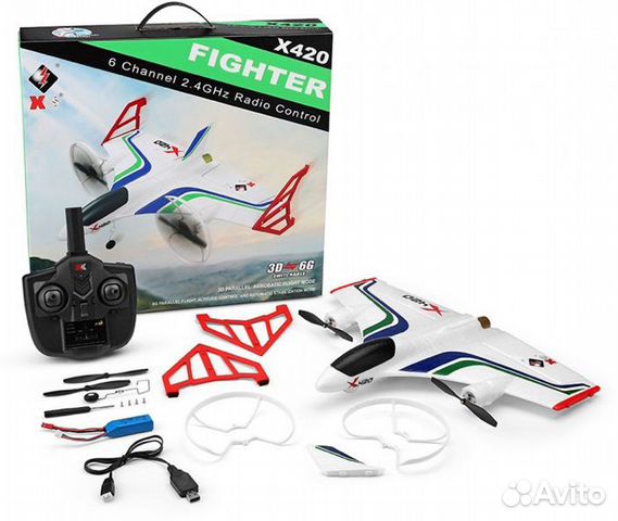 Радиоуправляемый самолет WL Toys X420 Радиоуправляемый самолет WL Toys X420
