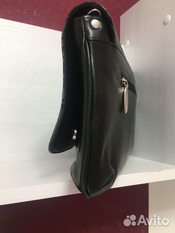 Черный клатч из натуральной кожи Черный клатч из натуральной кожи