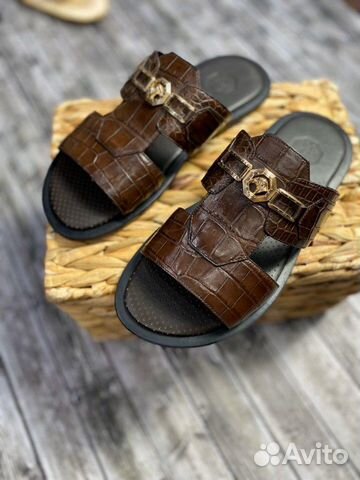 Сандалии Stefano Ricci крокодил