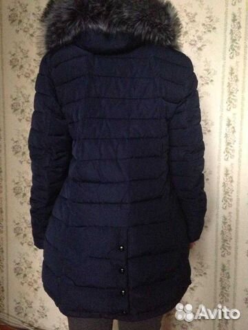 Куртка зимняя темно-синяя