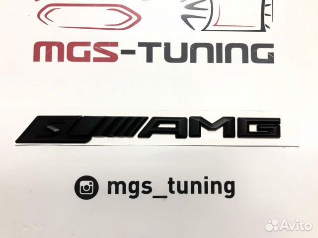 Шильдик AMG S на крышку багажника черный Шильдик AMG S на крышку багажника черный