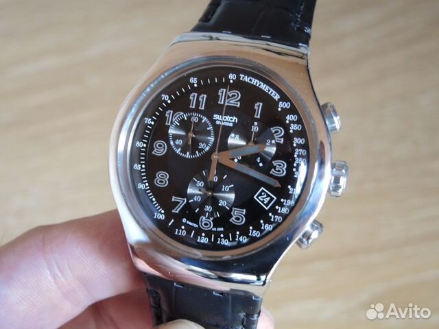 Часы Swatch Chrono Irony Your Turn Black YOS440 Часы Swatch Chrono Irony Your Turn Black YOS440