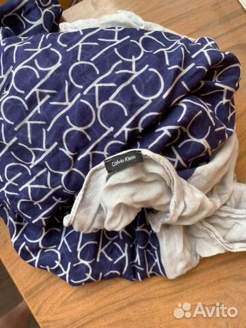 Шарф Calvin Klein из хлопка (новый)