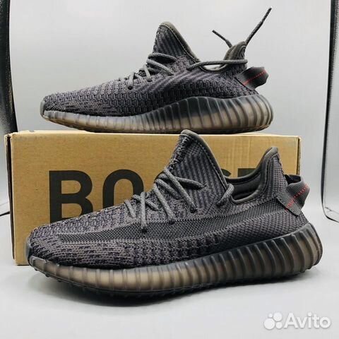 Кроссовки Adidas Yeezy Boost 350 V2 Black черные Кроссовки Adidas Yeezy Boost 350 V2 Black черные