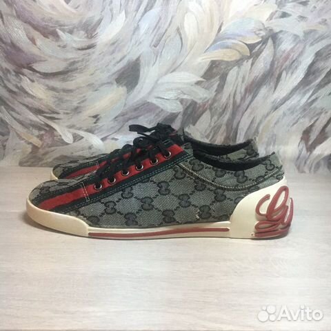 Кеды Gucci Monogram Boulevard Sneakers