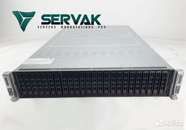 Сервер Supermicro 2028TP-DC1R 4x E5-2697v3 2x256GB