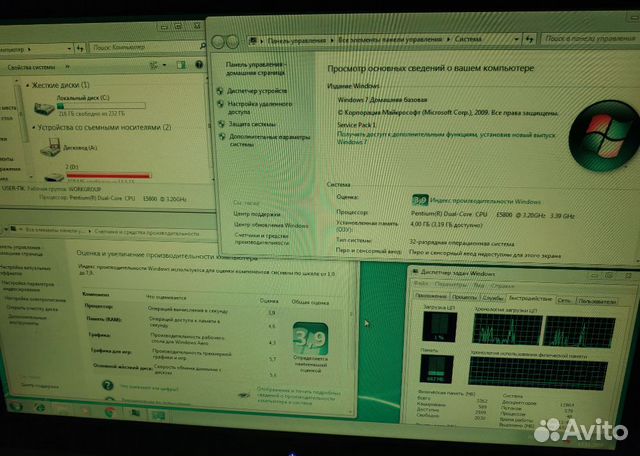 Системный блок Intel E5800+4 GB DDR2 LGA775+GT 210