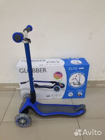 Самокат Globber Elite Prime Blue (новый) Самокат Globber Elite Prime Blue (новый)