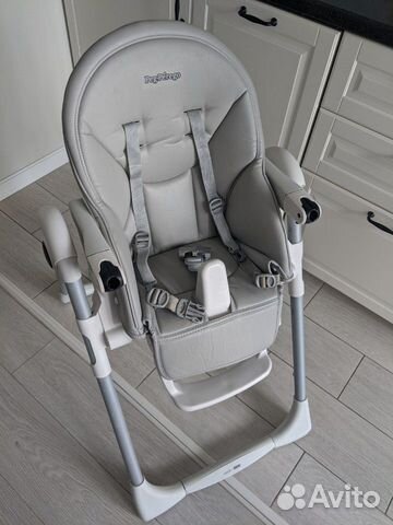 Стульчик Peg Perego Prima Pappa Zero-3 серый экоко