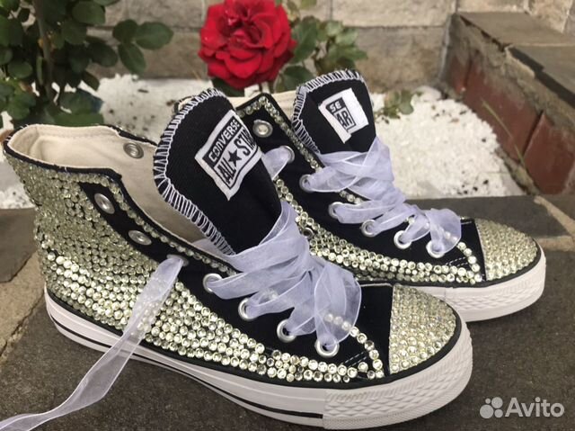 Converse кеды со стразами Converse кеды со стразами