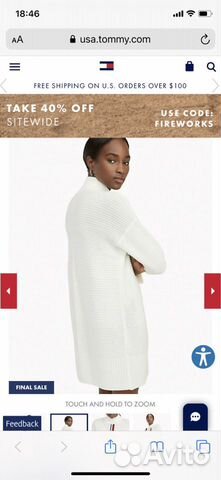 Платье новое Tommy Hilfiger вязаное