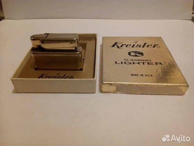 Винтажная бензиновая зажигалка Kraisler 1940-1950 Винтажная бензиновая зажигалка Kraisler 1940-1950