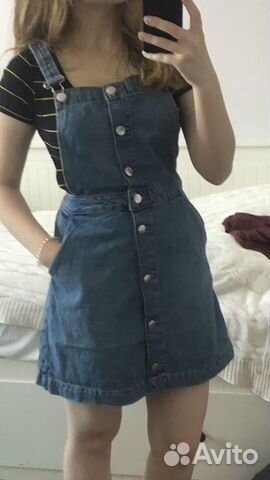Джинсовый сарафан H&M