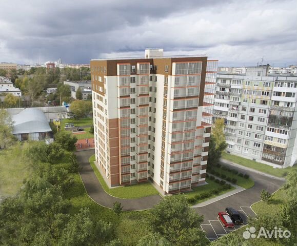 1-к квартира, 40.6 м², 2/12 эт. 1-к квартира, 40.6 м², 2/12 эт.