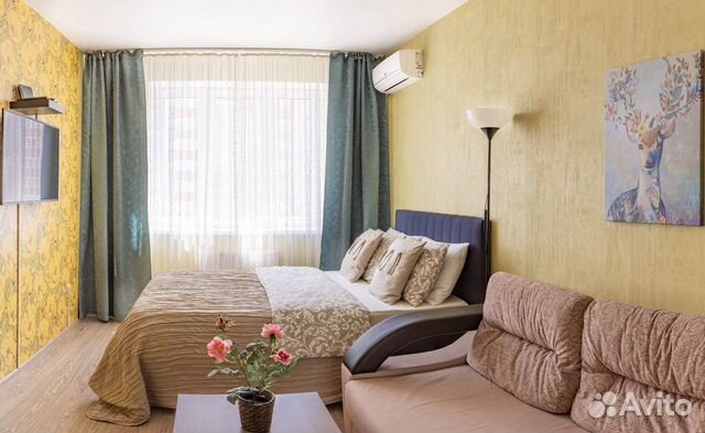 

1-к. квартира, 40 м², 2 кровати