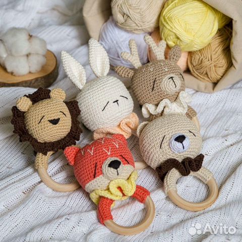 Погремушка-грызунок Лисёнок