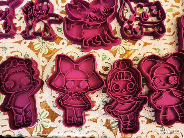 Куклы лол формы для выпечки