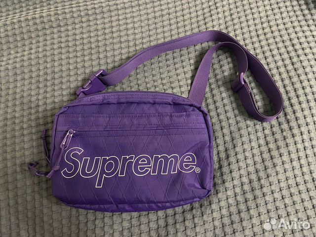 Supreme shoulder bag fw18 purple Clearance