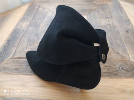 Сапоги женские осенние, замша