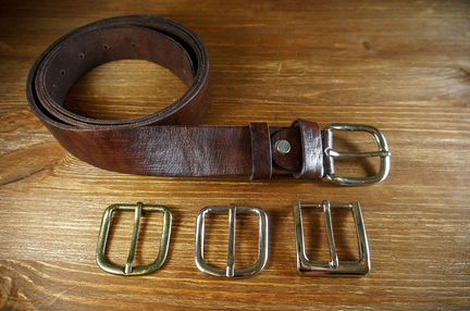 Ремень Кожаный Брючный Бычья Натуральная Кожа