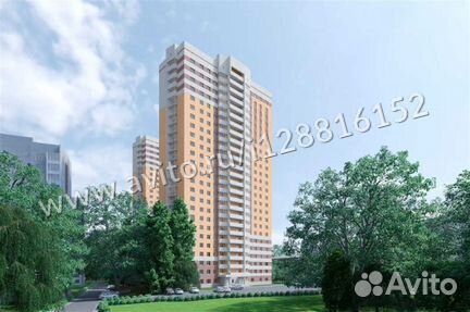1-к квартира, 43.1 м², 16/23 эт.