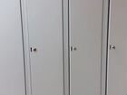 Шкафы гардеробные 1-секционные металлические