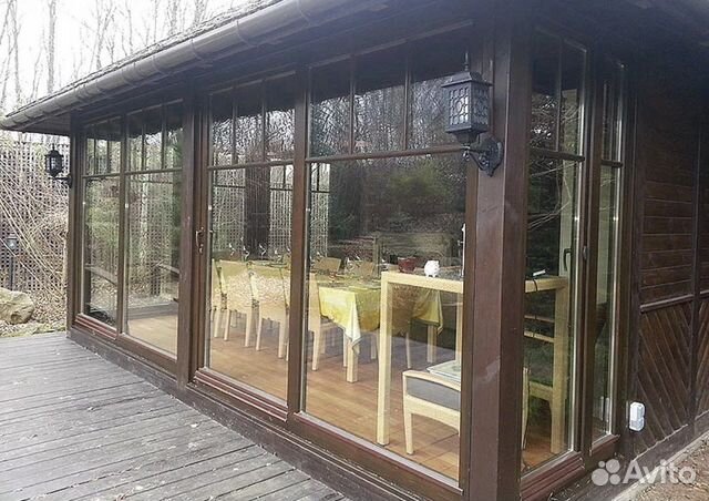 Окна на террасу в Санкт-Петербурге