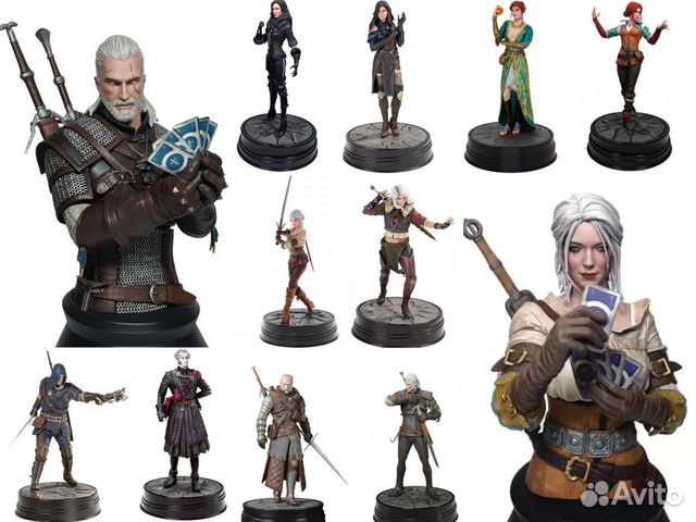 Фигурка Бюст Ведьмак Йеннифэр Трисс Цири Регис