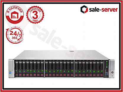 Сервер HP DL380 Gen9 24SFF 2x E5-2690 v3 384GB