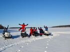Сафари на снегоходах по озеру Сандал