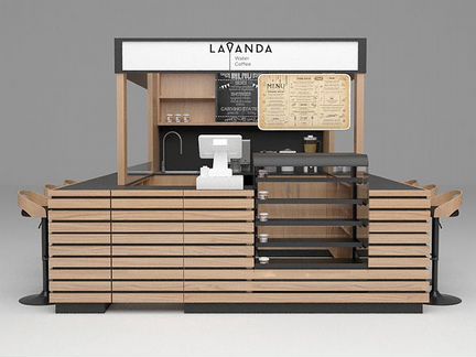 Островок кофе, Барная стойка кофе, Островок в ТЦ