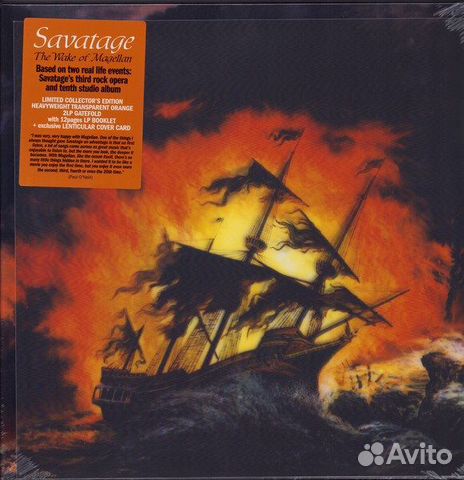 Savatage - The Wake Of Magellan новый запечатан