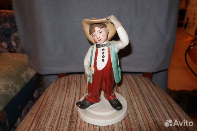 Фарфоровая статуэтка Том Сойер.Артель Керамик