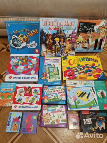 Детские настольные игры, обучающие