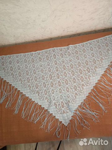 Платок шаль ажурный, тонкий