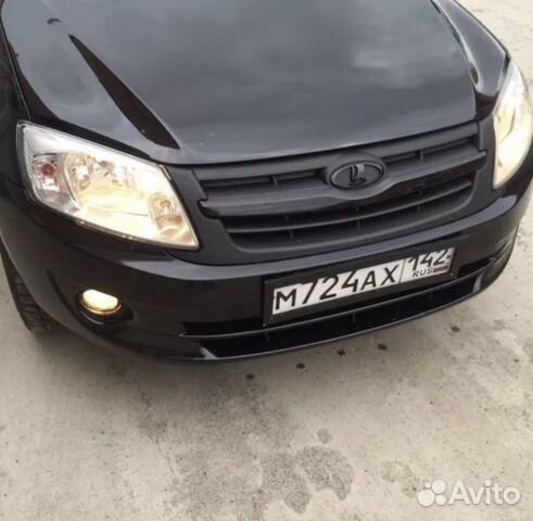 Сабля решетки granta черный лак или мат